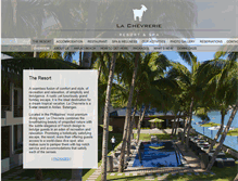 Tablet Screenshot of lachevrerie-resorts.com